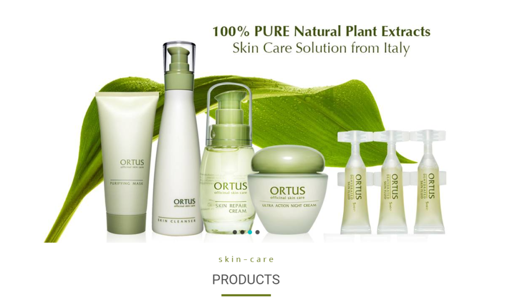 Ortus Skincare Products