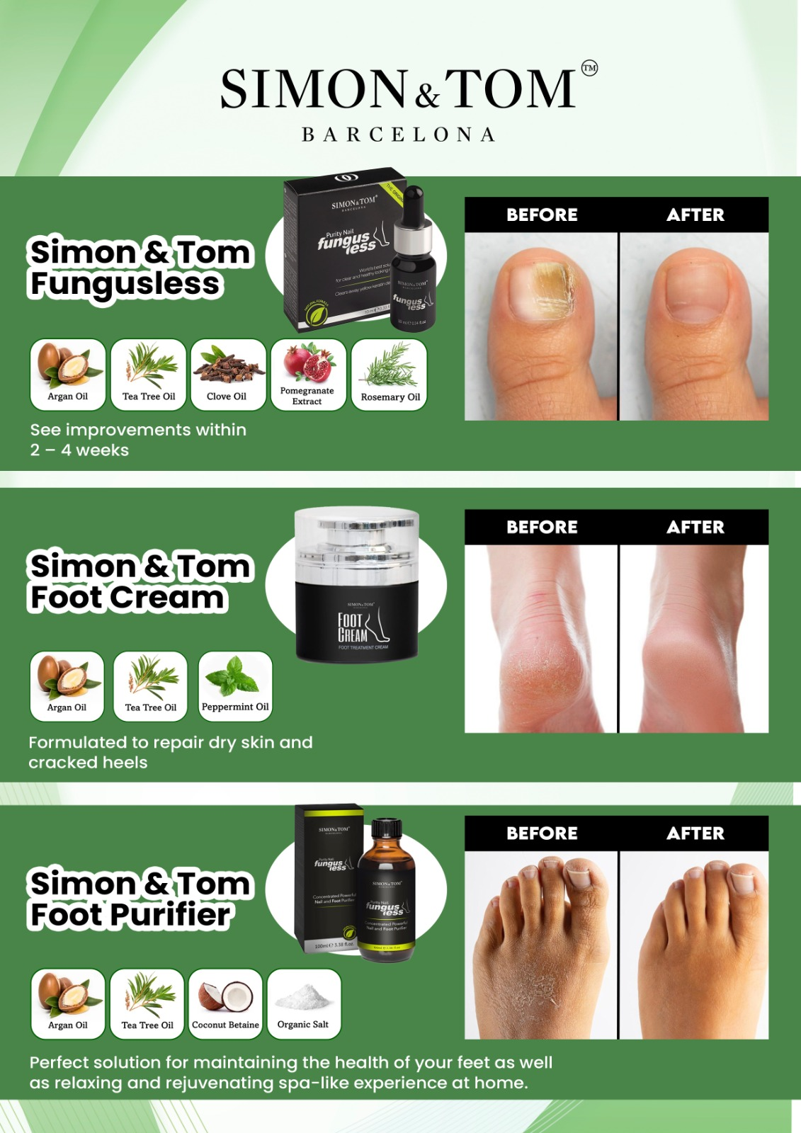 Simon & Tom Foot Cream (50ml)